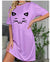 Cat Mooch Printed long shirt