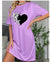 Black Heart Printed shirt