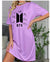BTS  Printed long shirt