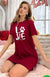 Love Angel Printed Long Shirt