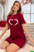 Love Heart Long Printed long shirt