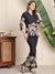 Black Floral Co-ord Set