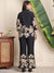 Black Floral Co-ord Set